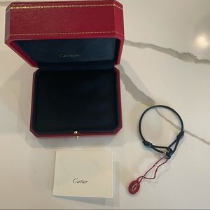 Cartier Trinity White Gold/ Ceramic Cord Bracelet